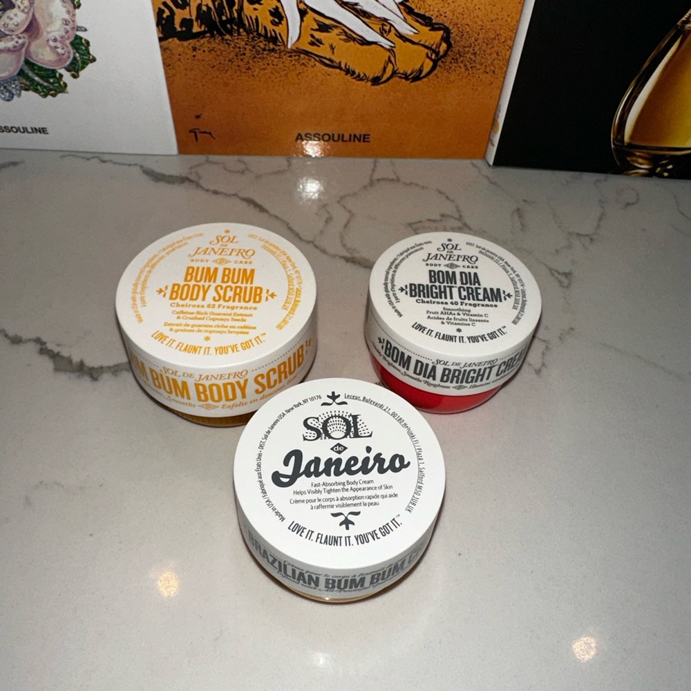 Sol de Janeiro Body Scrub and Cream Trio